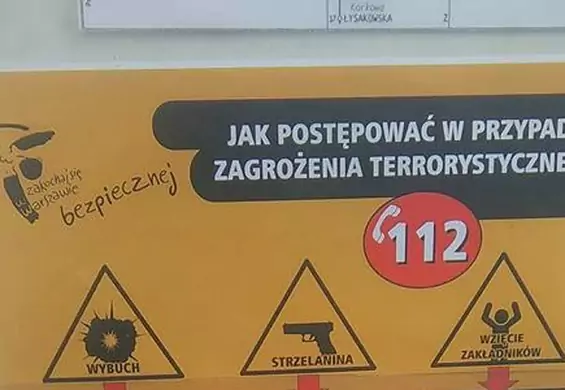 Warszawa przygotowuje mieszkańców na ataki terrorystyczne? Takie tablice pojawiły się na przystankach