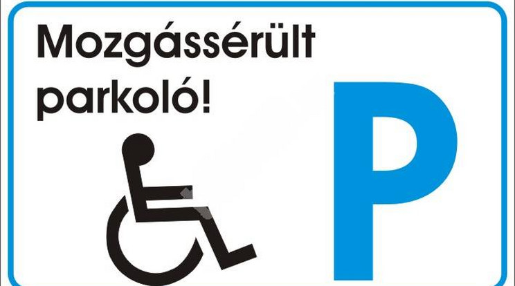 Magyarországon előszeretettel foglalják el a mozgássérült parkolót