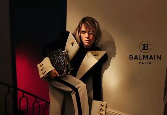 Wielki sukces polskiej fotografki. Sonia Szóstak sfotografowała Carę Delevingne w kampanii Balmain