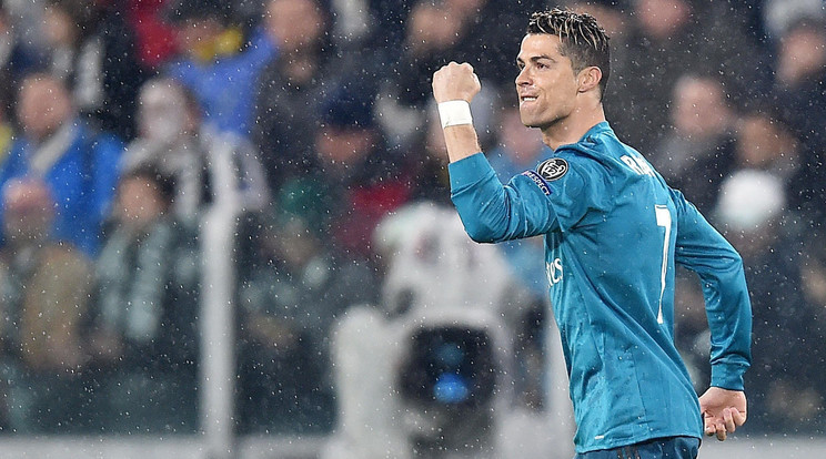 Cristiano Ronaldo egy hete Torinóban két gólt is szerzett, padlóra küldte együttese BL-ellenfelét, a Juventust /Fotó: AFP