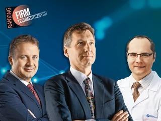 Ranking Polskie Firmy Techmedyczne 2022. Od lewej: Maciej Wieczorek, Paweł Przewięźlikowski, Jakub Baran.