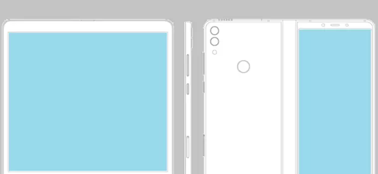 ZTE patentuje smartfon ze składanym ekranem