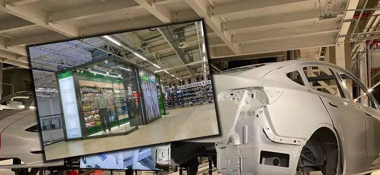 Żabka we współpracy z Elonem Muskiem. Polski sklep pojawił się w fabryce Tesli
