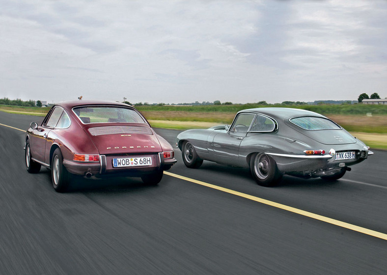 Porsche 911 S kontra Jaguar E-Type 3.8 FHC - tylko to, co najlepsze