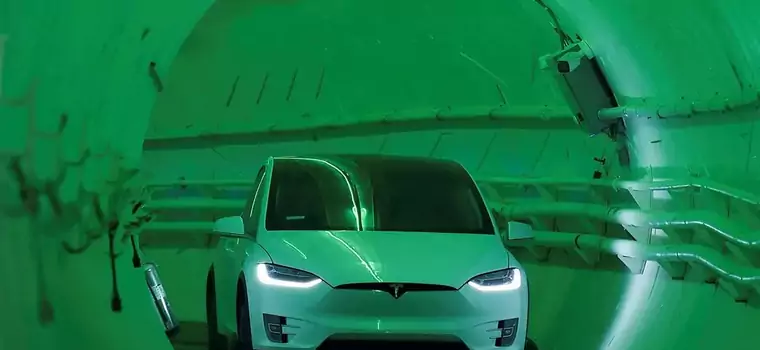 Tesla zaprojektuje elektrycznego vana do jazdy tunelem The Boring Company