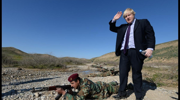 Boris Johnson London polgármestere Irakban