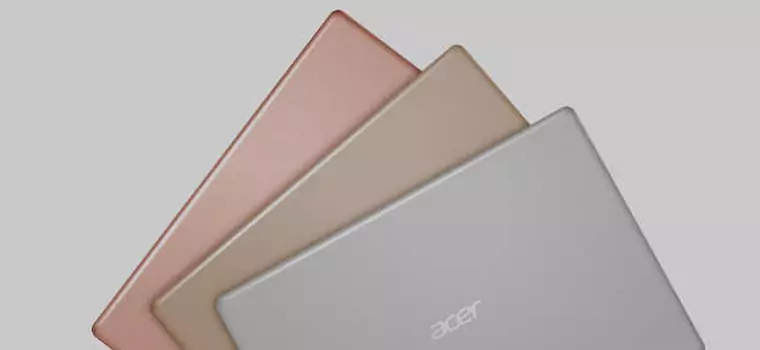 Acer Swift 1 i 3 – ultrasmukłe i stylowe notebooki z Windows 10