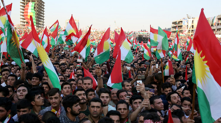 Közel hárommillió iraki kurd szavazhat az elszakadásról ma az iraki Kurdisztánban /Fotó: AFP