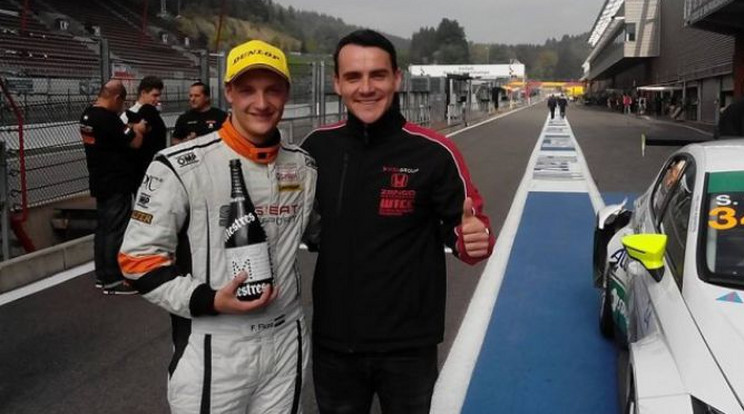 Ficza (balra) és Michelisz a Hungaroringen /Fotó: Zengő Motorsport