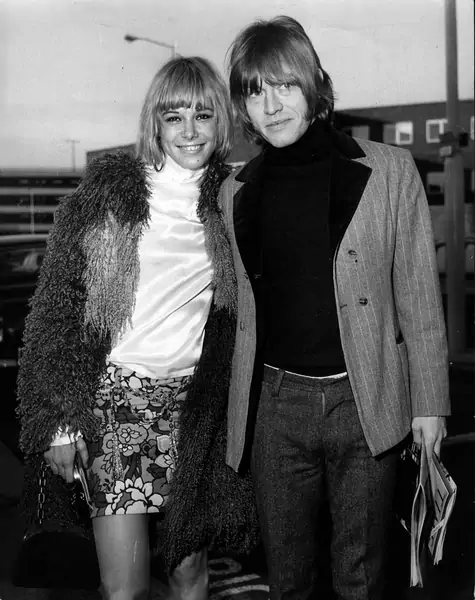 Anita Pallenberg i Brian Jones, 1966