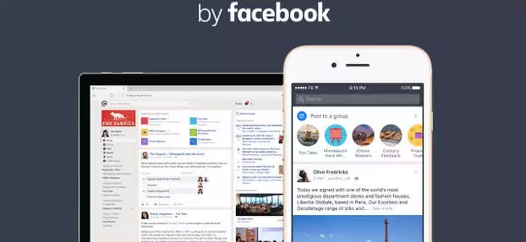 Facebook Workplace alternatywą dla Slacka (wideo)