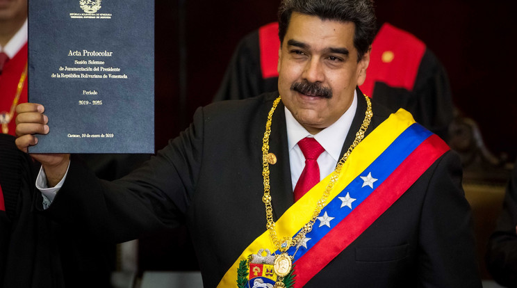 A nyugati országok által illegitimnek minősített Maduro előrehozott választásokat ajánlott riválisának/Fotó: MTI - EPA