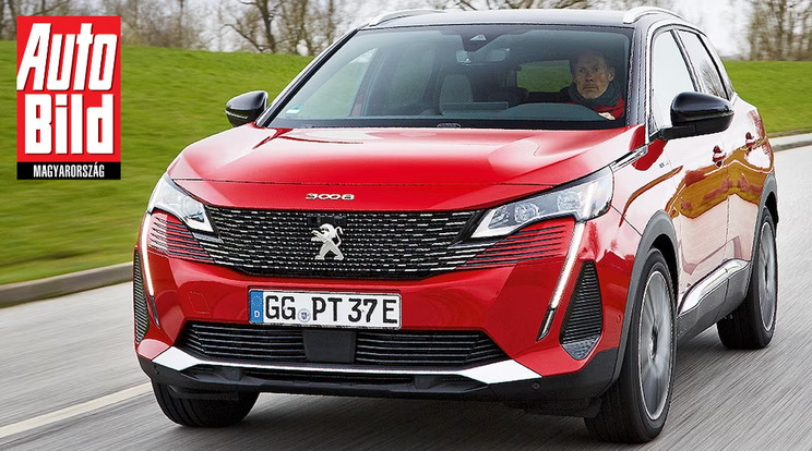 Peugeot 3008 plug-in hibrid tartós teszten / Fotó: Auto Bild