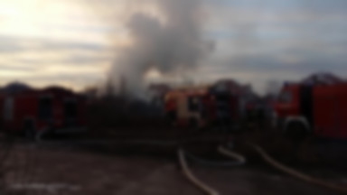Łomianki: wybuch i pożar w budynku z fajerwerkami