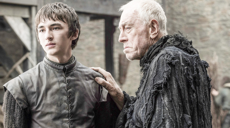 A Bran Starkot alakító Isaac Hempstead Wrighttal a Trónok harcában (Fotó: HBO)