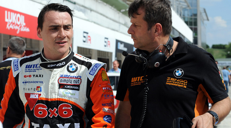 Michelisz és Zengő / Fotó: MTI