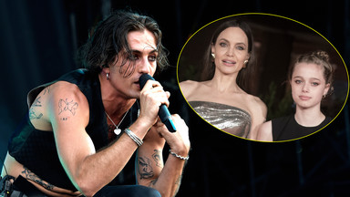 Måneskin zagrał w Rzymie. W tłumie bawiły się Angelina Jolie z córką