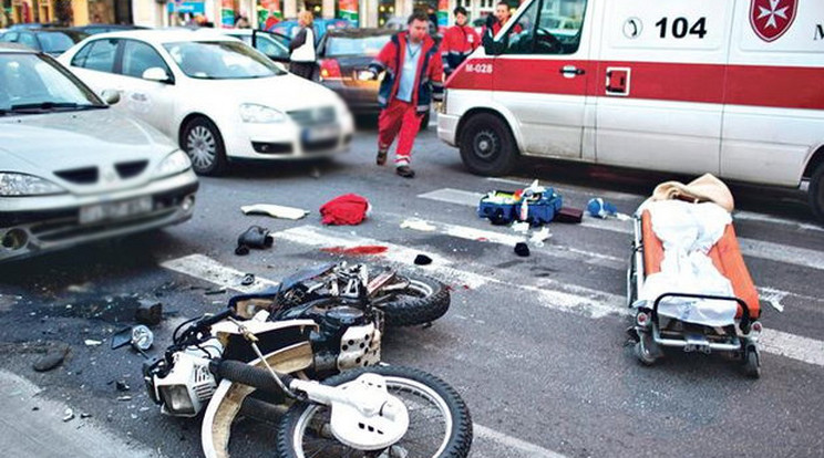 A tolvaj motoros meghalt, miközben üldözte a nő / Fotó: MTI