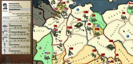 Screen z gry "Hearts of Iron II: Doomsday"