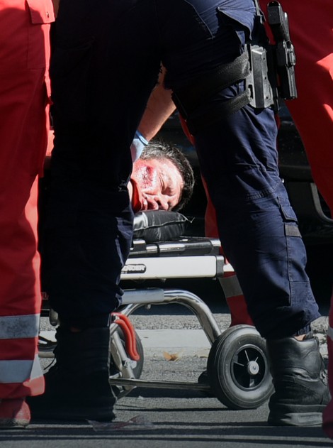 Marko Nikolić prilikom hapšenja