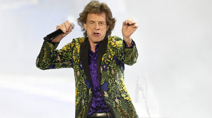 Mick Jagger is büszke lehet arra, hogy jelzőpont lett a zenekar a vörös bolygón / Fotó: MTI-AP