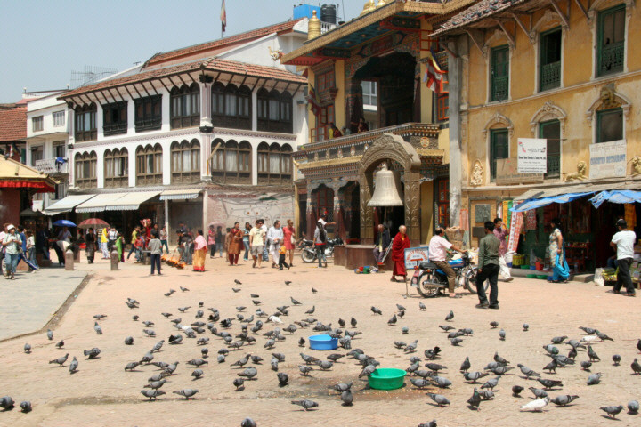 Nepal - Kathmandu, wszystkowidzące oczy Buddy