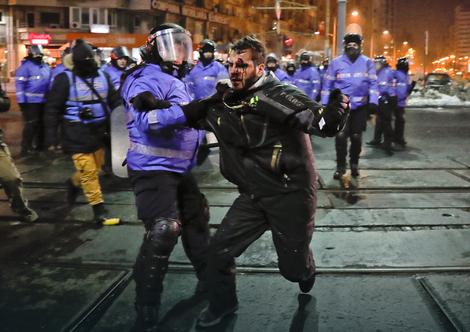 U Bukureštu bilo sukoba sa policijom