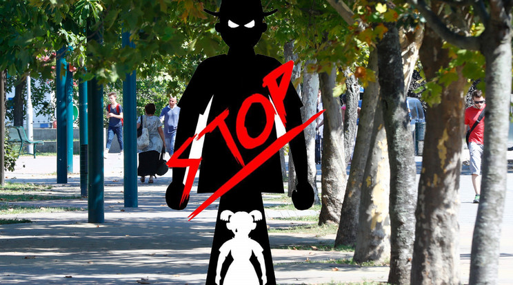 A Budapesti Szülők a pedofilok ellen csoport jelképe