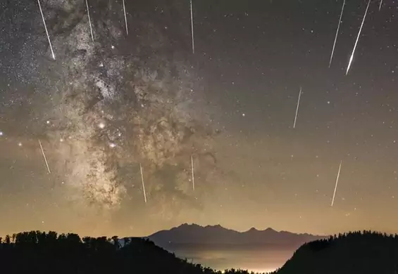 Rój spadających gwiazd na niezwykłym filmiku. Tak wyglądał tegoroczny deszcz perseidów