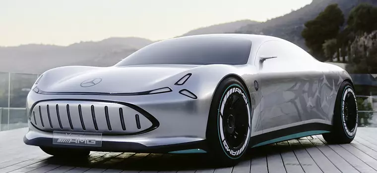 Mercedes AMG Vision – wizja elektrycznego bolidu z rekinią paszczą