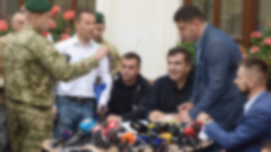 Saakaszwili otrzymał protokół o nielegalnym przekroczeniu granicy