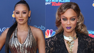 Mel B i Tyra Banks promują amerykański "Mam talent". Która wyglądała lepiej?