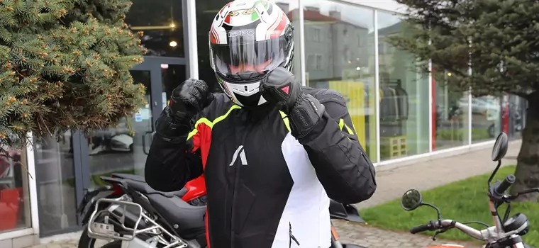 Adrenaline Asymetric - sportowa kurtka tekstylna na motocykl