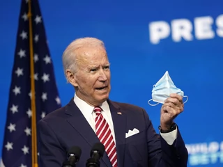 Prezydent elekt Joe Biden w trakcie wystąpienia poświęconego gospodarczej odbudowie kraju, 16.11.2020, Wilmington, Delaware, USA