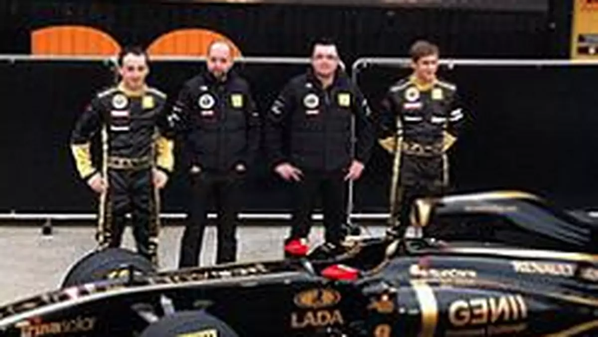 Robert Kubica odkrył nowy bolid Lotus-Renault