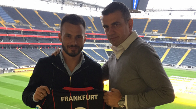 Huszti Szabolcs az Eintracht Frankfurt csapatába igazolt / Fotó: F-Group