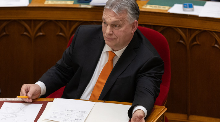 Orbán Viktor a külhoni magyaroknak küldött levelet / Fotó: Zsolnai Péter