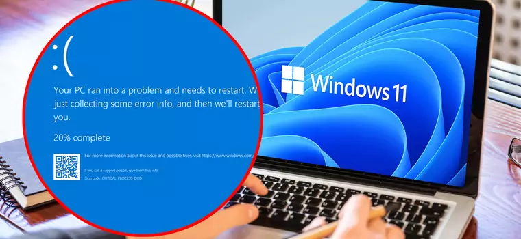 Użytkownicy Windows 11 zgłaszają duże problemy. BSOD po nowej aktualizacji