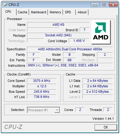 Podkręcanie – procesor. Gigabyte GA-MA78GM-S2h