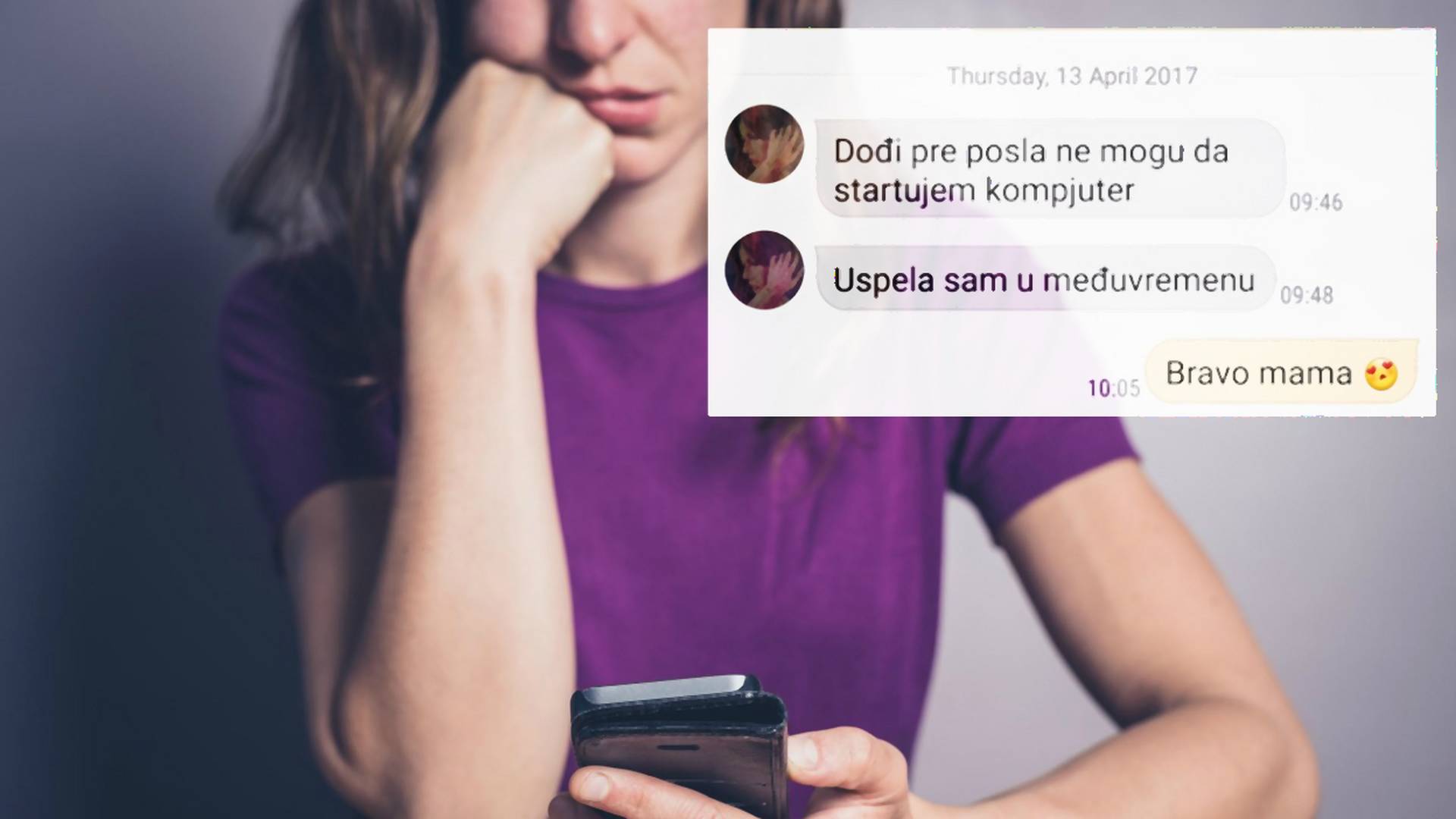 Tražio sam da mi odrasli pokažu poruke koje im šalju majke i neprocenjive su