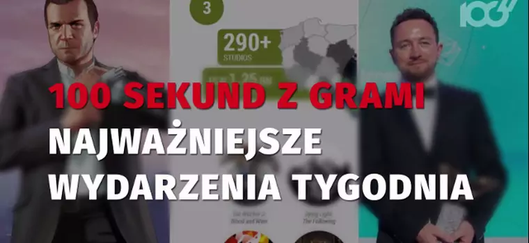 100 sekund z grami #9 - fenomenalna sprzedaż GTA V, świetna forma polskiej branży gier oraz brak LoL-a na IEM Katowice