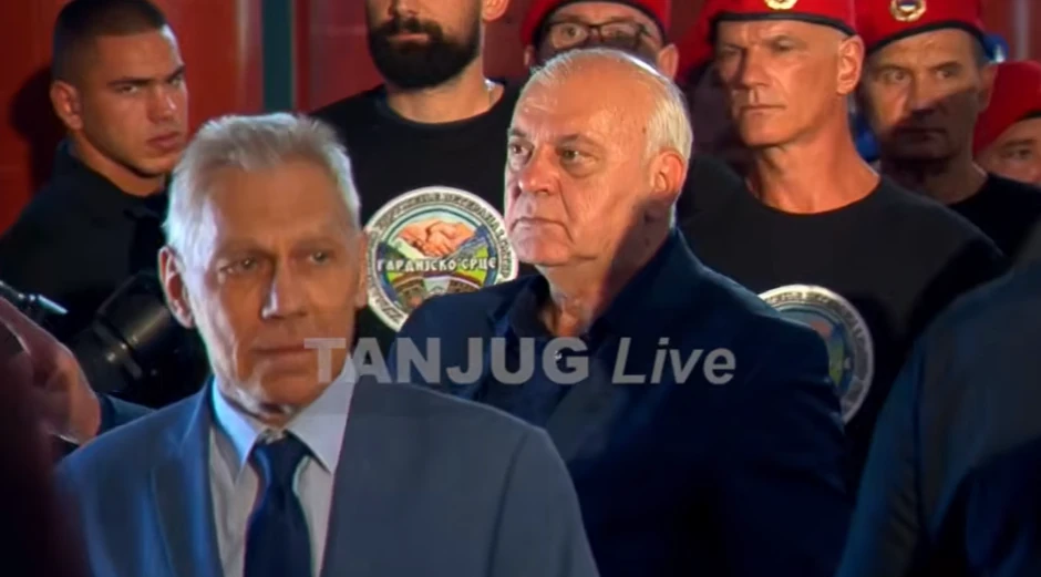 Bocan-Haračenko na sahrani Ratka Mladića 