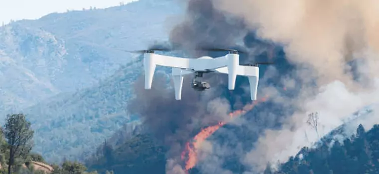 US-1 - dron, który jest latającą baterią. Ma niezwykle długi czas lotu