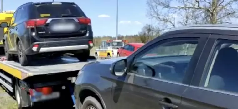 Złodzieje samochodów wpadli w policyjną pułapkę na moście