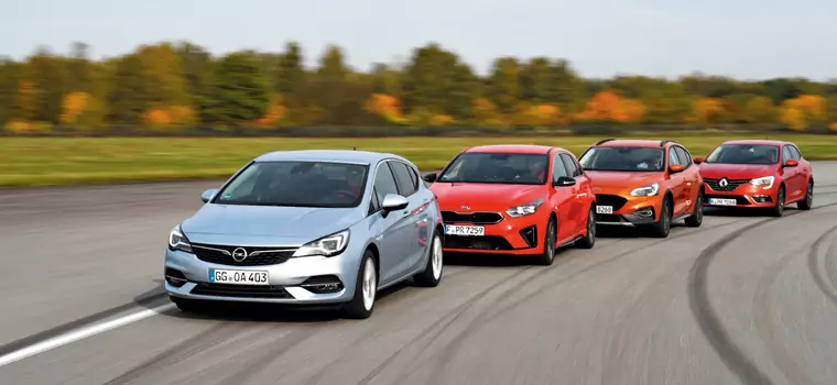 Opel Astra kontra Kia Ceed, Ford Focus i Renault Megane - 3 czy 4 cylindry? Sprawdzamy co warto kupić