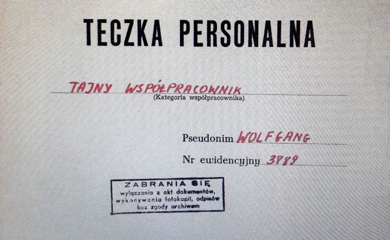 Teczka personalna TW Wolfgang