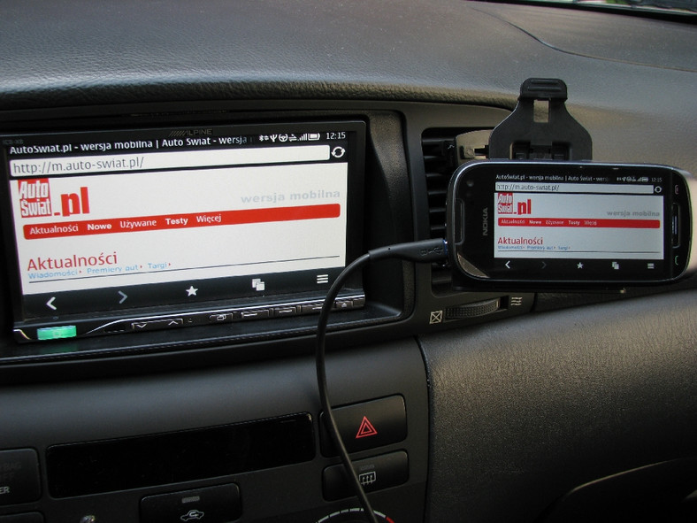 Nokia kontra Samsung: systemy dla kierowców