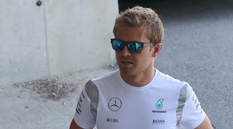 Nico Rosberg csütörökön érkezett meg Budapestre /Fotó: Fuszek Gábor