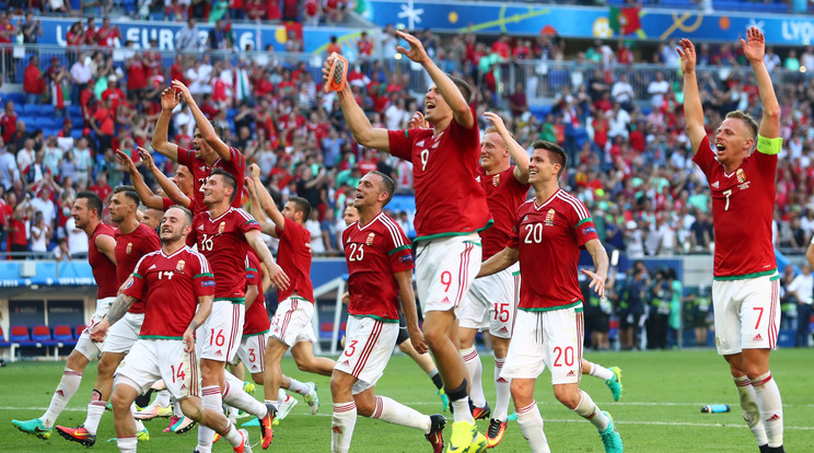 A magyar labdarúgó-válogatott részt vett a 2016-os Európa-bajnokságon. Vajon, 2020-ban is ott lesz? /Fotó: Getty Images