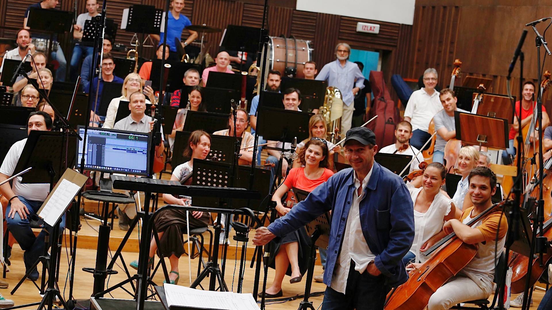 Beogradska filharmonija snima muziku za film Rejfa Fajnsa